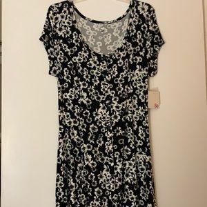 Black and white dress